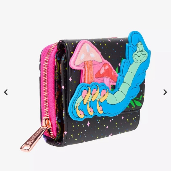 NEW Loungefly Alice in Wonderland Caterpillar Backpack & Matching Wallet